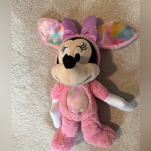 Like new large Easter bunny Minnie Mouse Authentic Disney